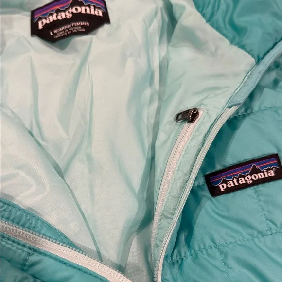 Patagonia Nano Puff RARE sea foam green Vest - Picture 8 of 8